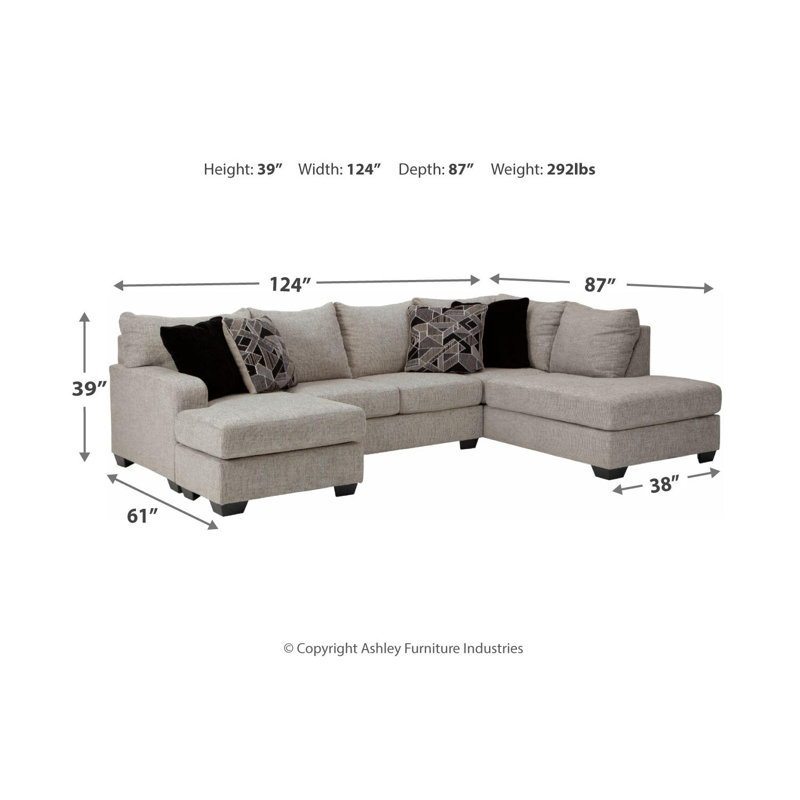 Megginson sectional ashley discount